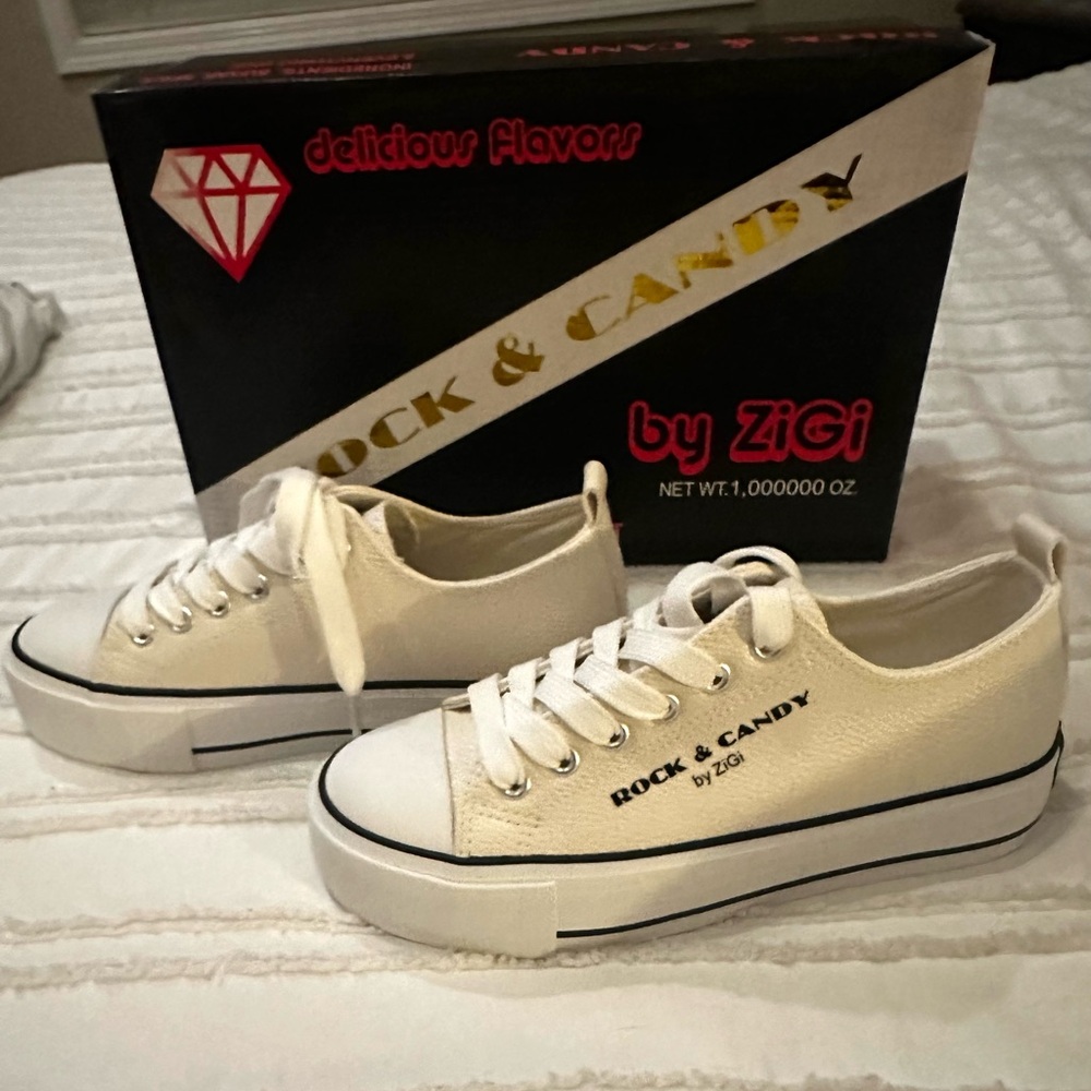 Rock & Candy by ZiGi White Sneakers